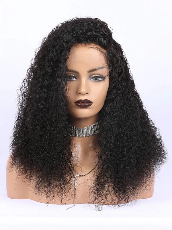 24hrs shipping Chinalacewig Best Undetectable Invisible 360 HD Lace Frontal Wigs Curly CF115