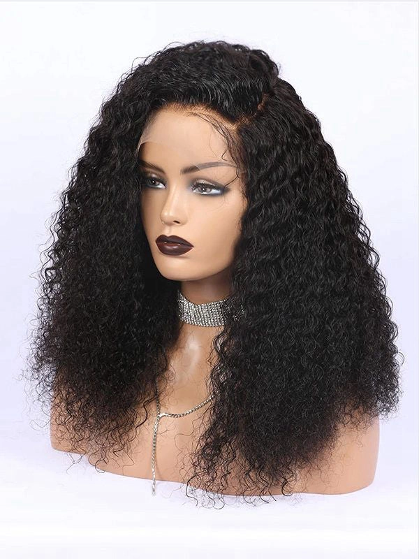 24hrs shipping Chinalacewig Best Undetectable Invisible 360 HD Lace Frontal Wigs Curly CF115