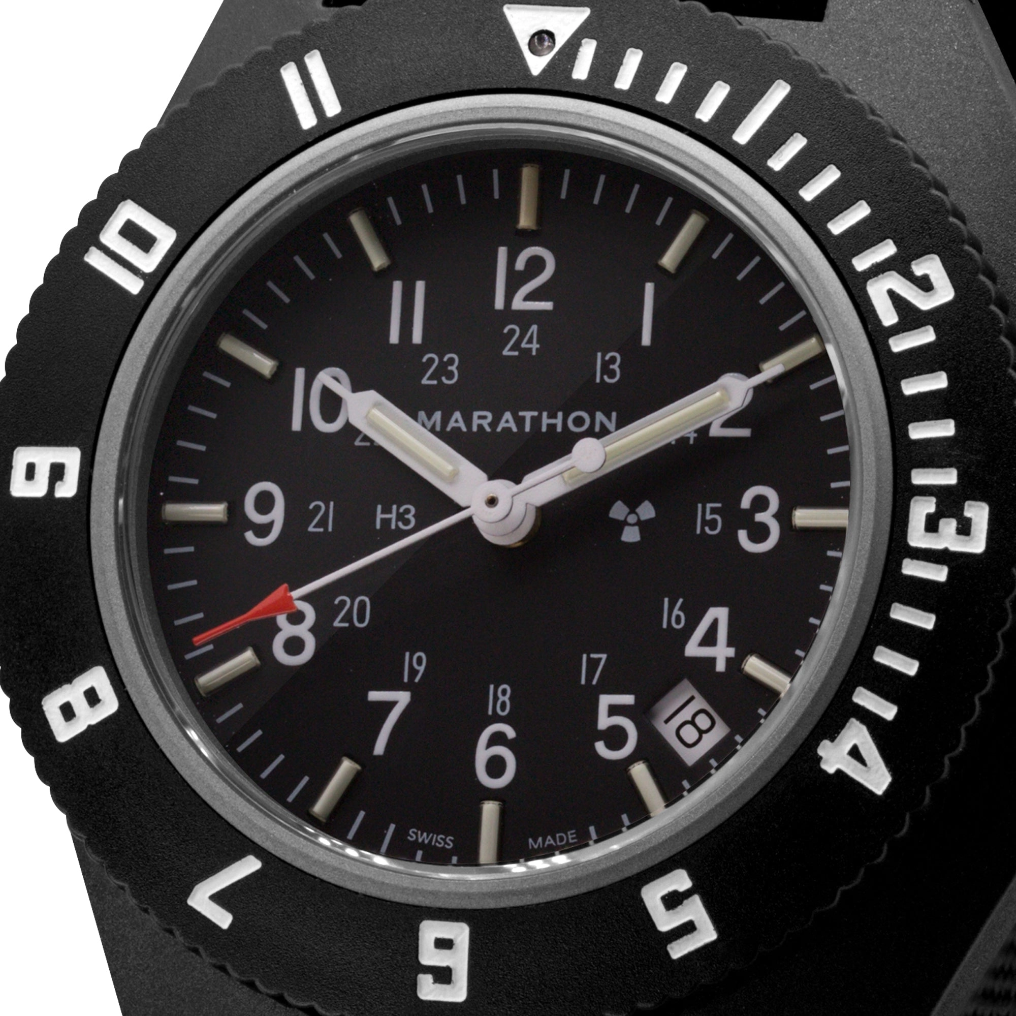 41mm Black Pilot's Navigator with Date (Quartz)