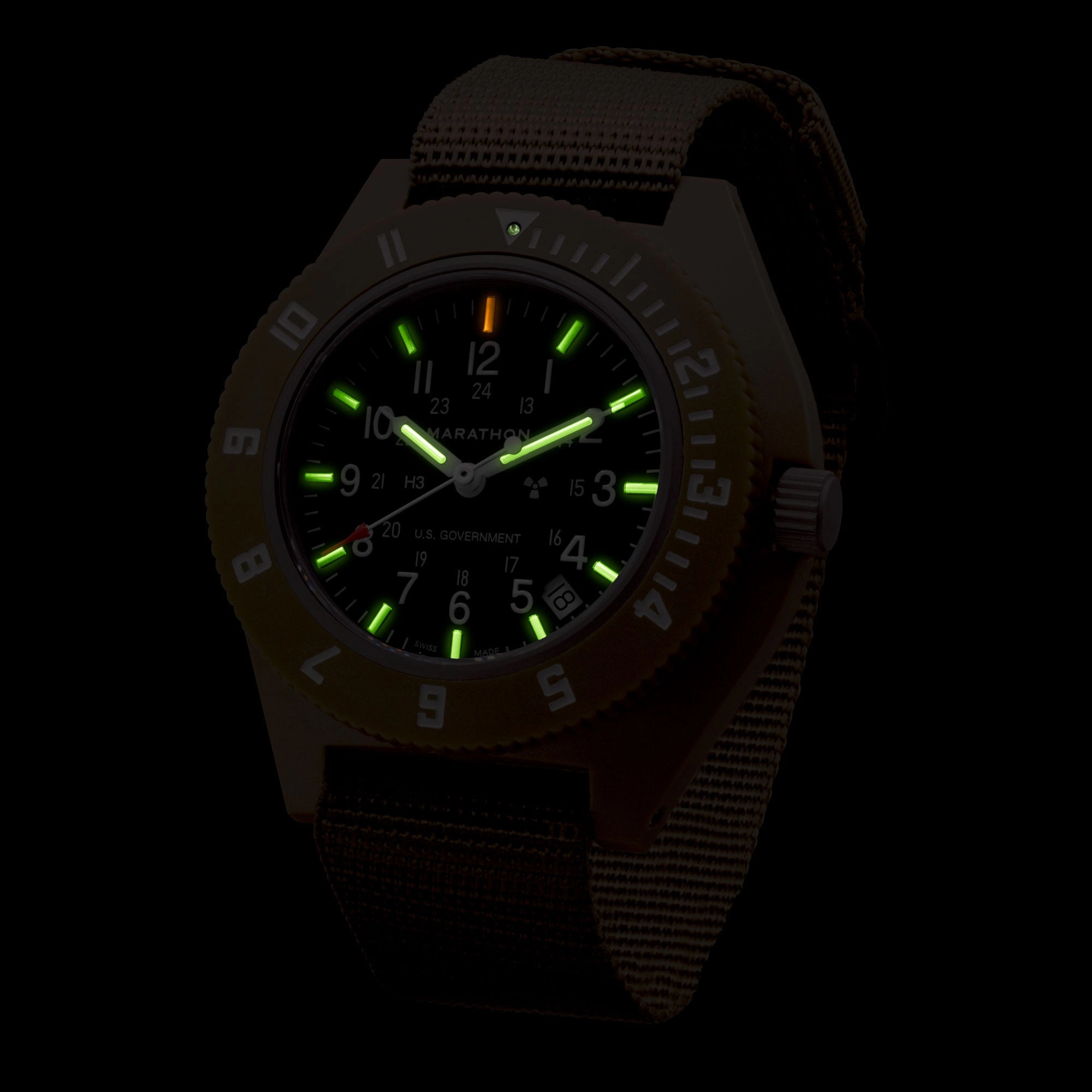 41mm Desert Tan Pilot's Navigator with Date (Quartz)
