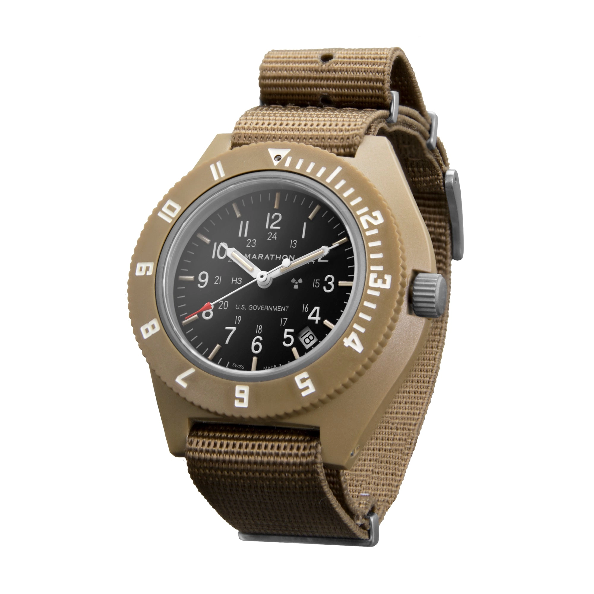 41mm Desert Tan Pilot's Navigator with Date (Quartz)