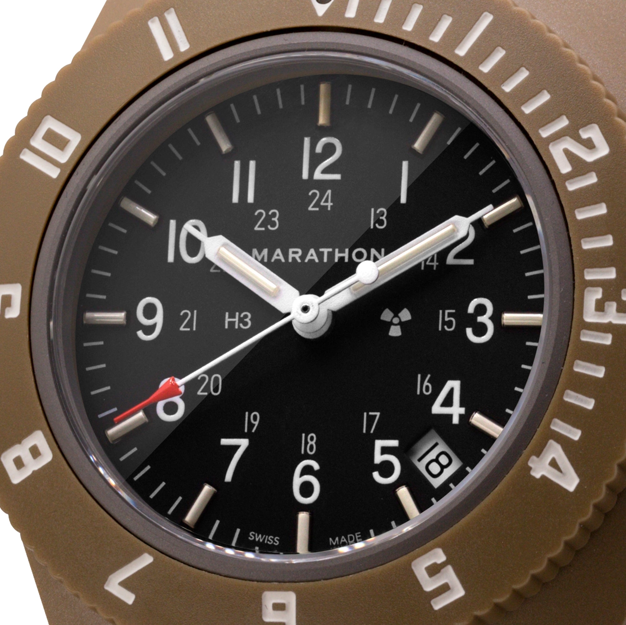 41mm Desert Tan Pilot's Navigator with Date (Quartz)