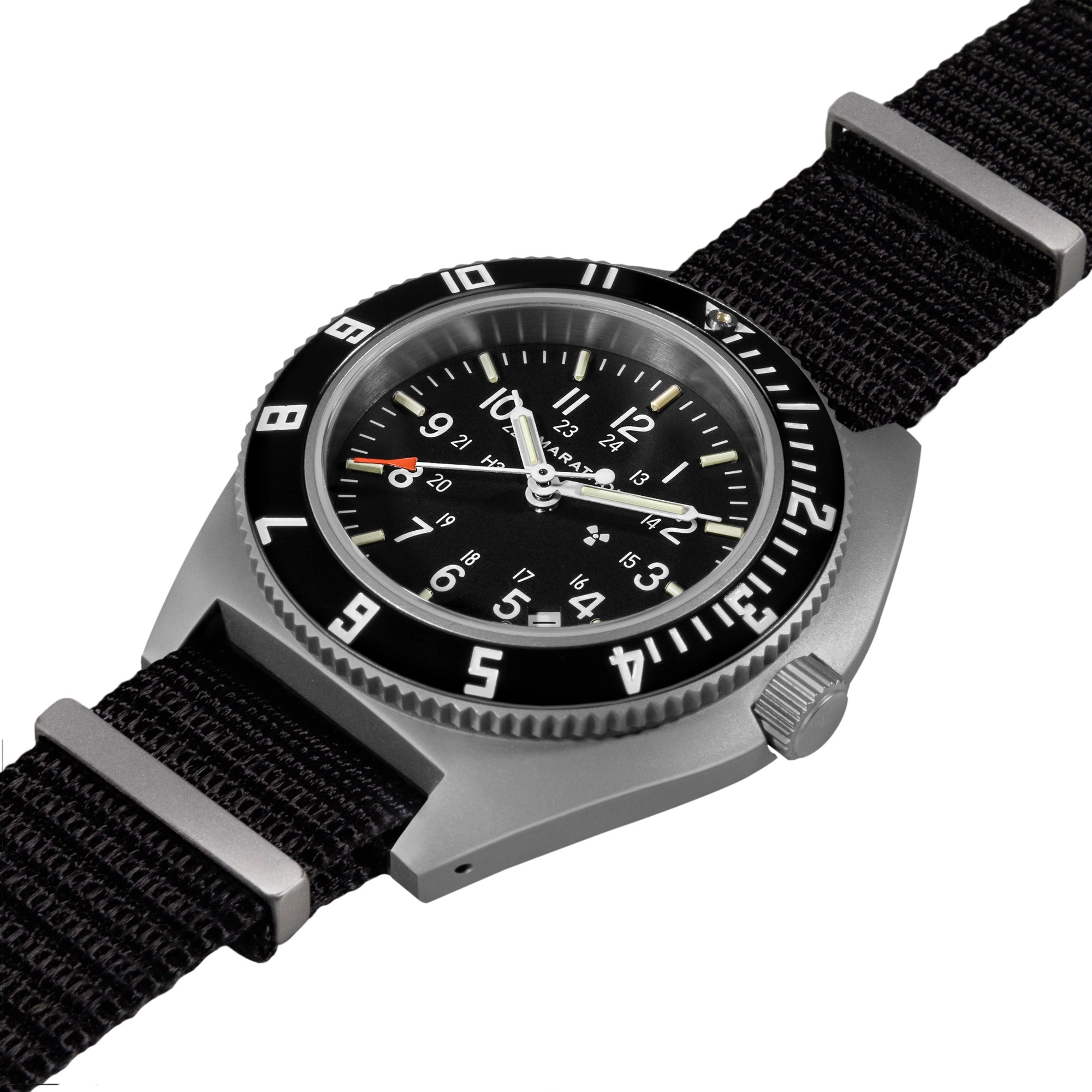 41mm Steel Navigator w/ Date (SSNAV-D) on Nylon DEFSTAN