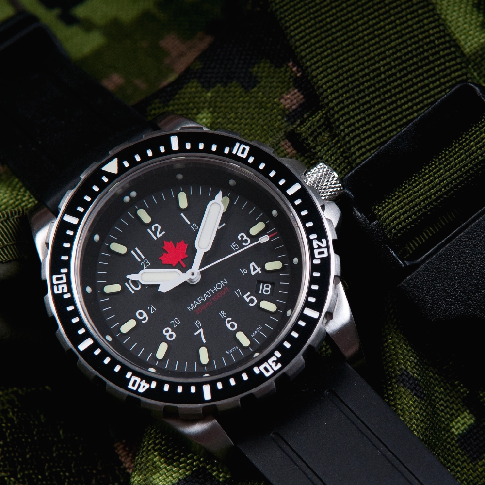 46mm Red Maple Jumbo Diver's Quartz (JSAR)