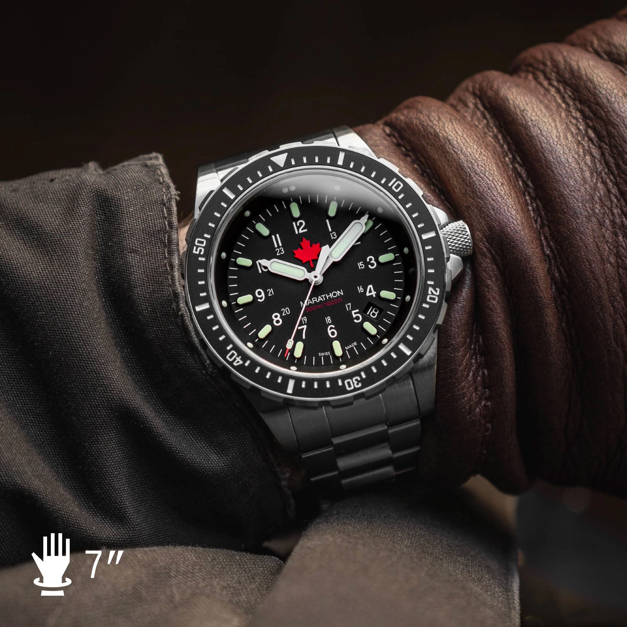 46mm Red Maple Jumbo Diver's Quartz (JSAR)
