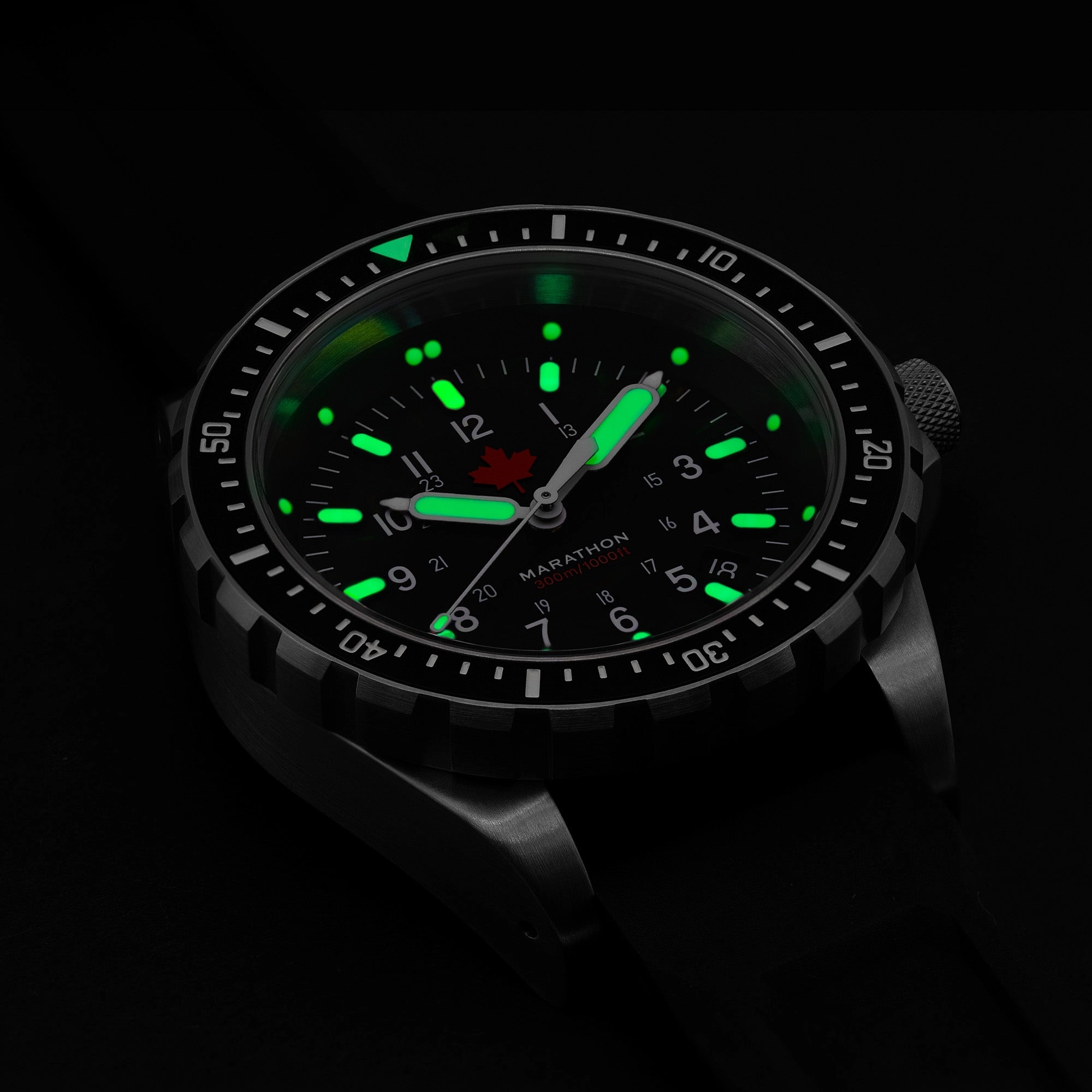 46mm Red Maple Jumbo Diver's Quartz (JSAR)