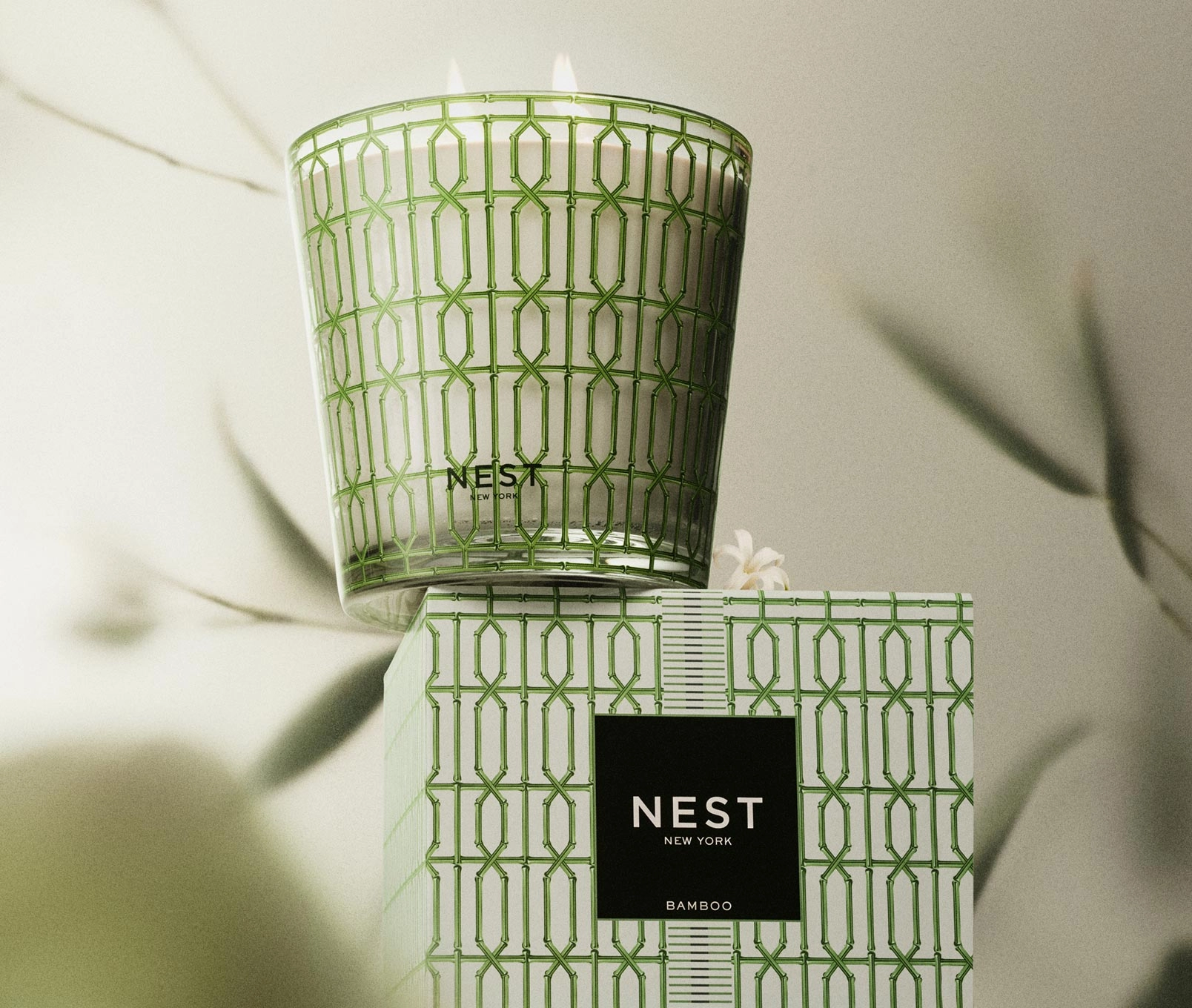 Bamboo Decorative Luxury Candle