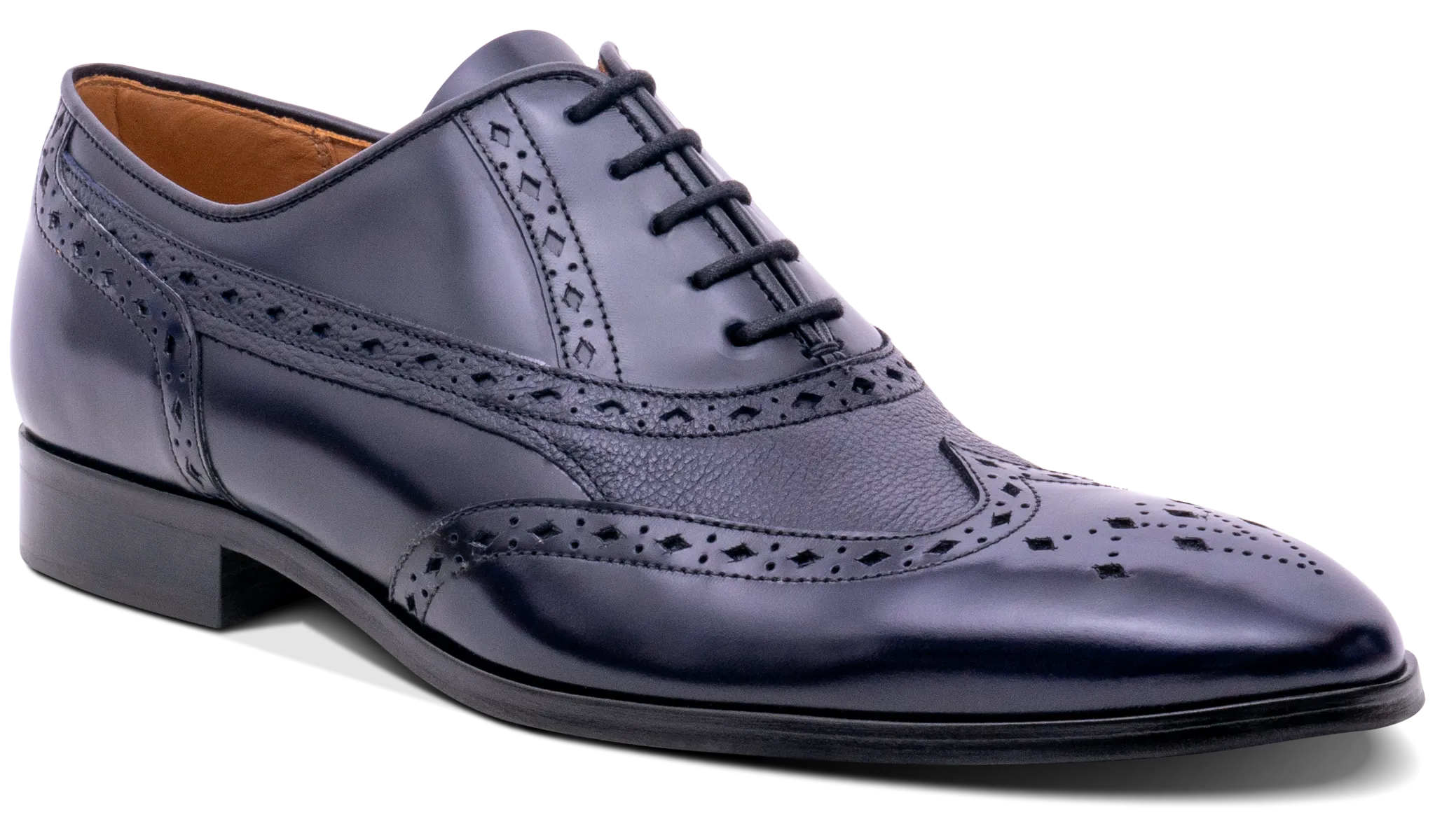 Bampton - Navy Hi-Shine/Grain