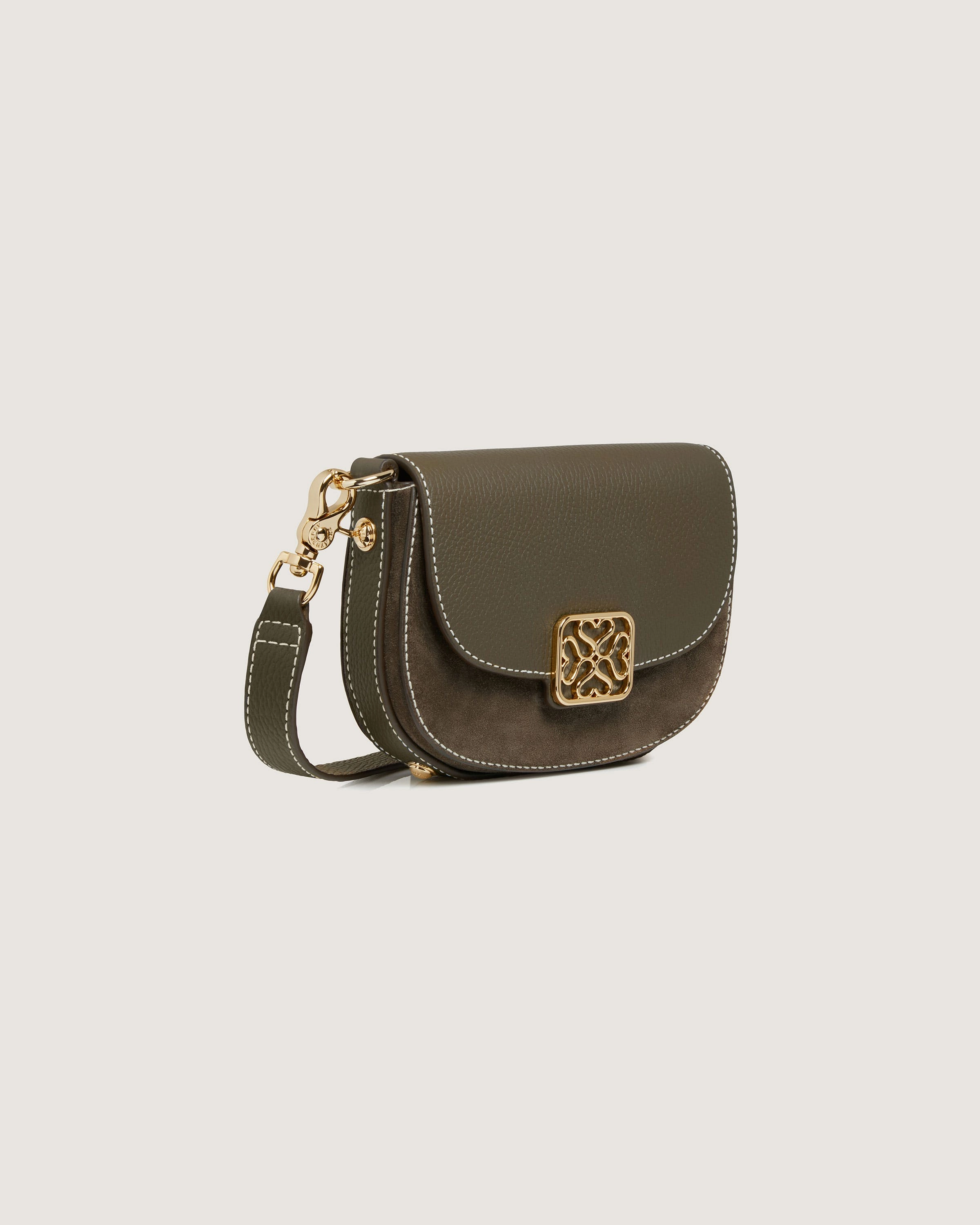 Bay Mini - Khaki Suede