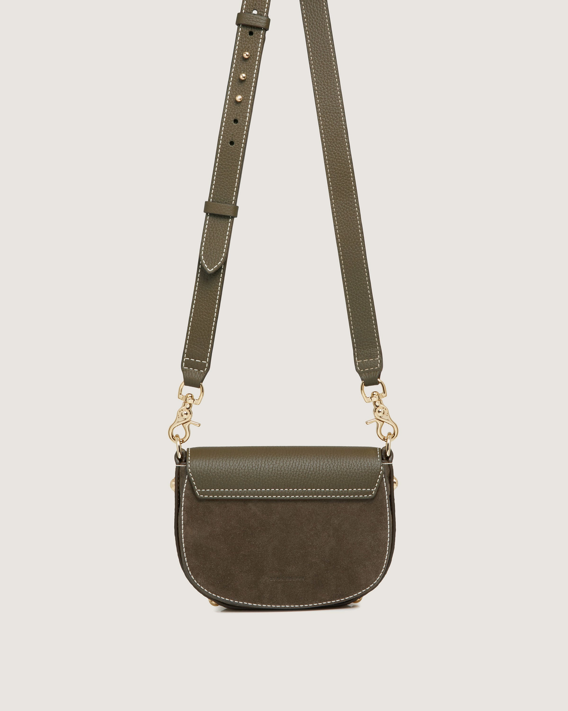 Bay Mini - Khaki Suede
