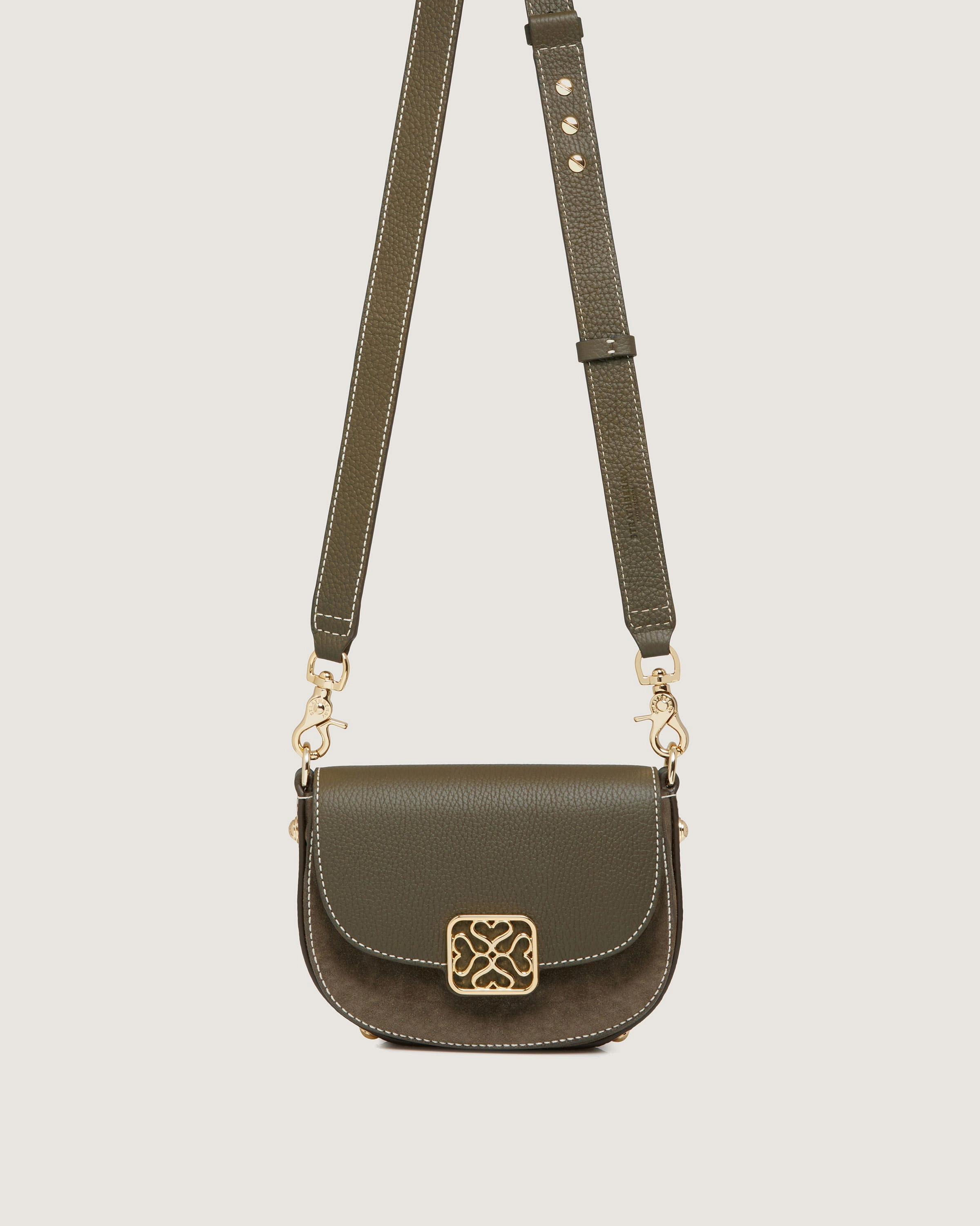 Bay Mini - Khaki Suede