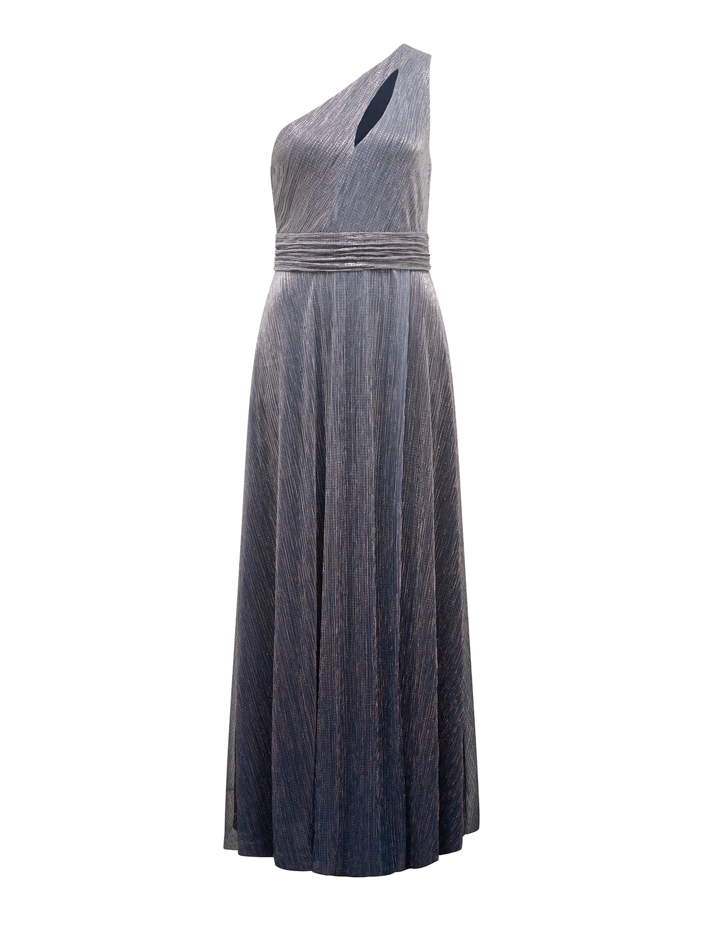 Billie Asymm Plisse Midi Dress