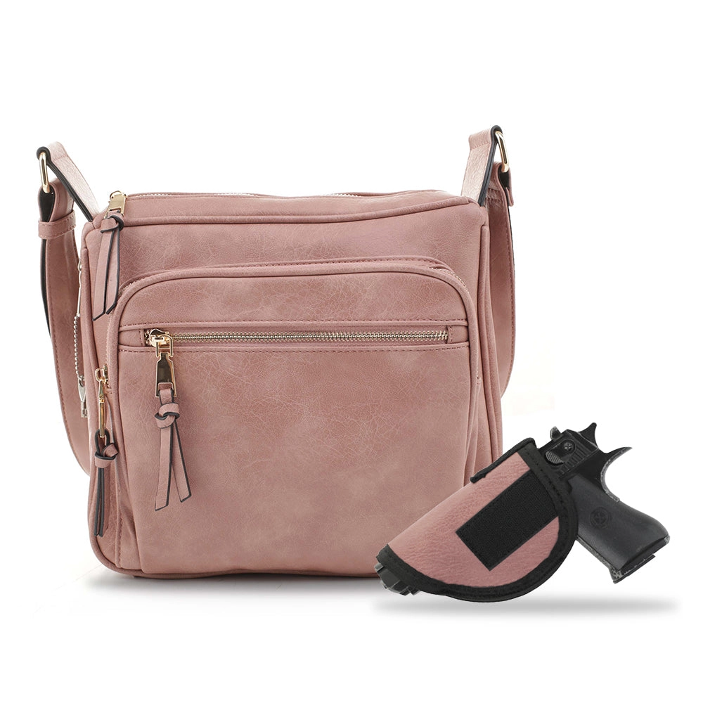 Brooklyn Concealed Carry Lock and Key Crossbody