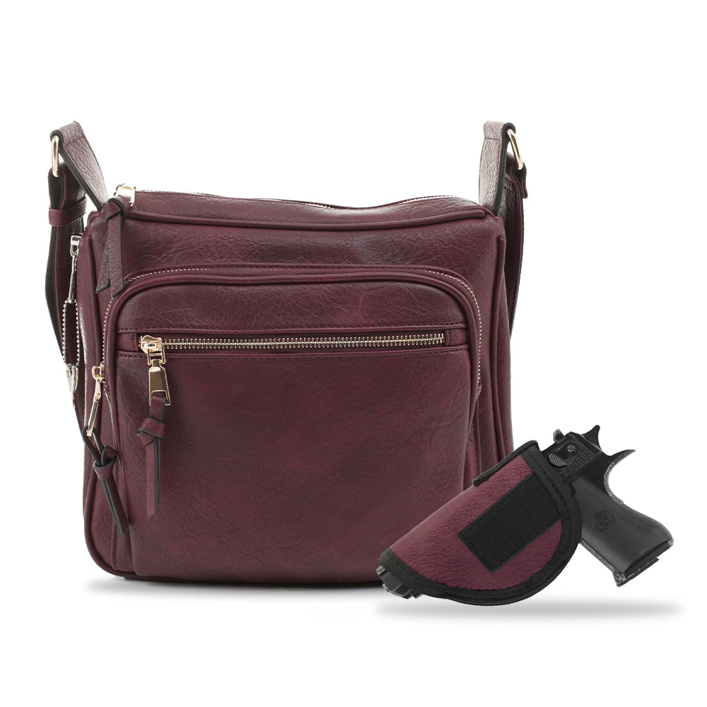 Brooklyn Concealed Carry Lock and Key Crossbody