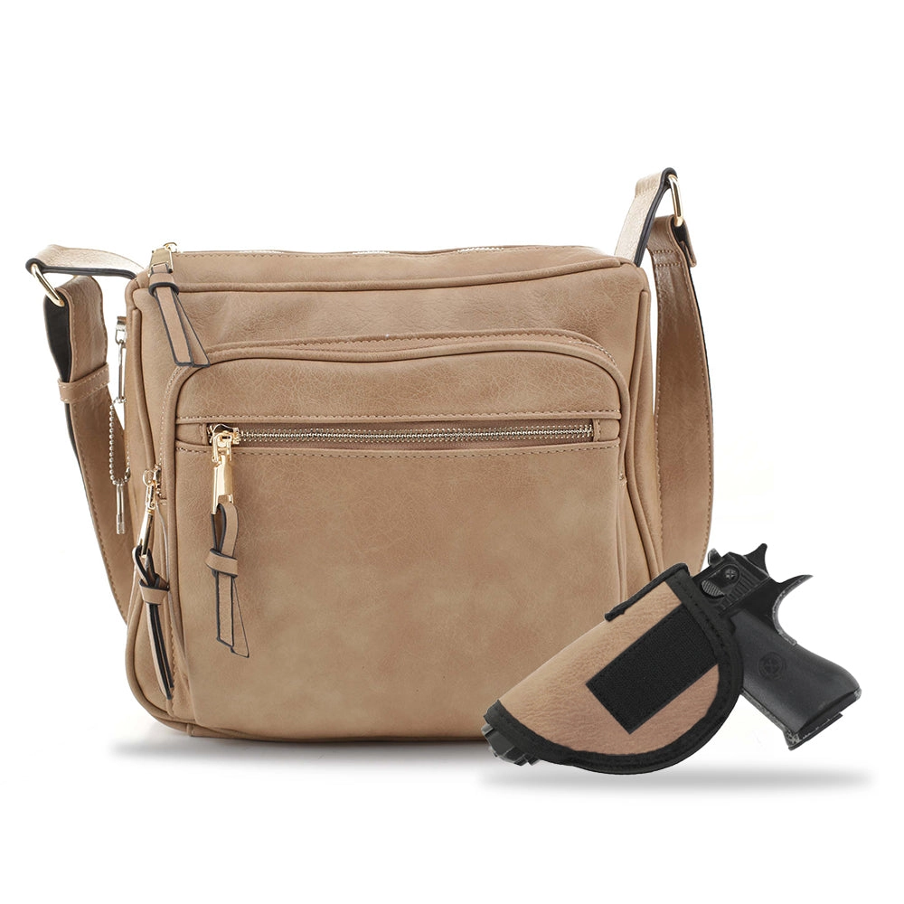 Brooklyn Concealed Carry Lock and Key Crossbody