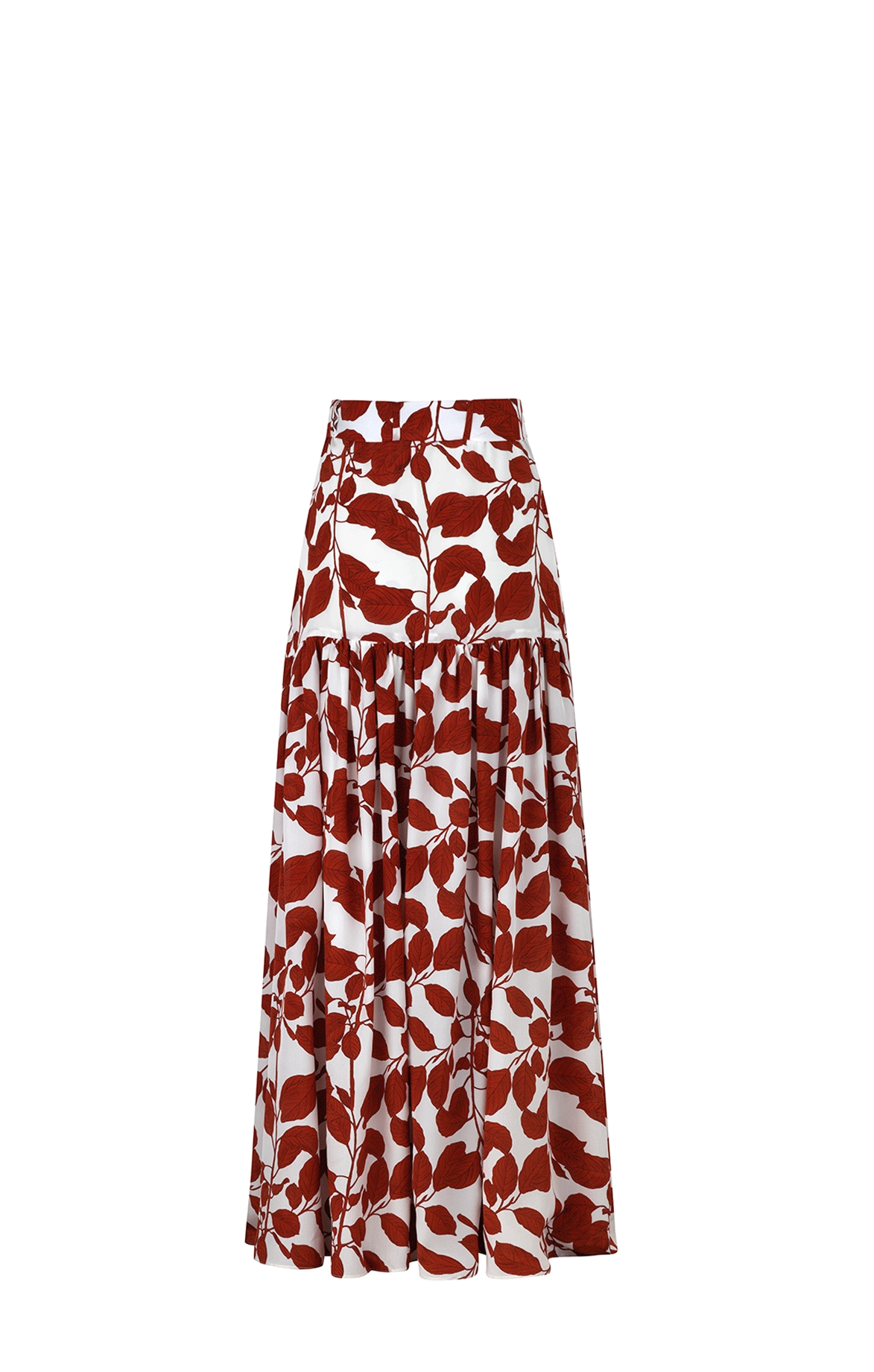 Buttons Maxi Skirt With Belt