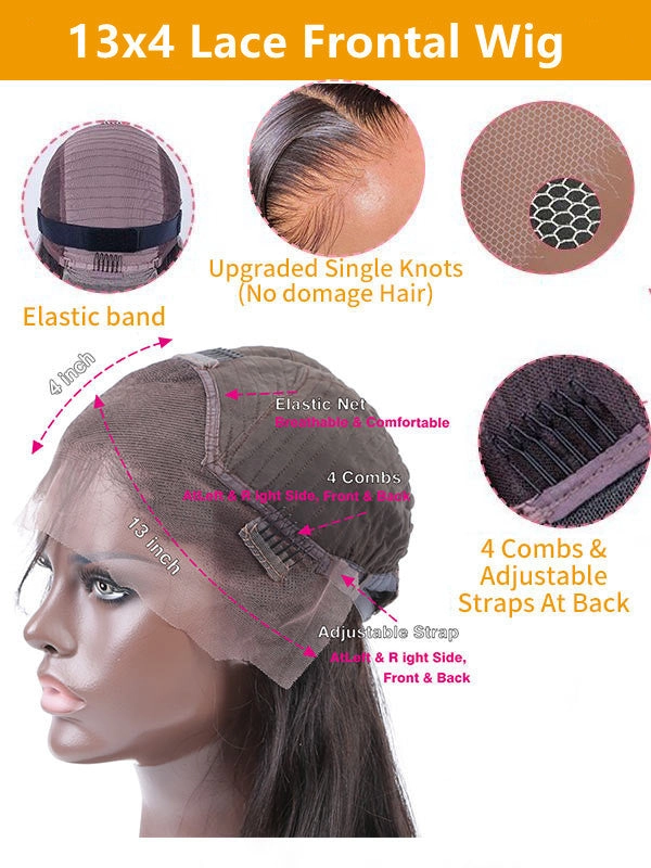 Chinalacewig Undetectable HD Lace Body Wave Lace Front Wig With Pre-plucked Hairline CF035