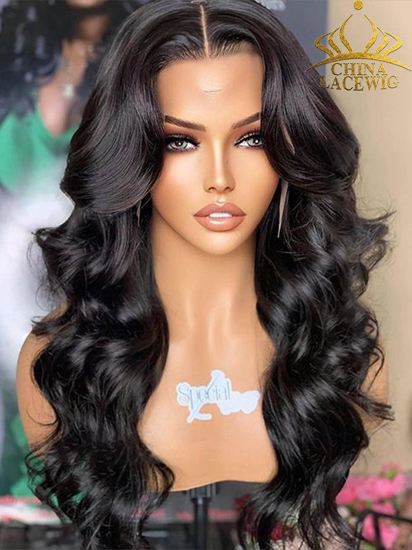 Chinalacewig Undetectable HD Lace Body Wave Lace Front Wig With Pre-plucked Hairline CF035