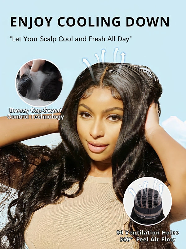 Chinalacewig Wear Go Pre Cut HD Lace 5*5 Closure Red Brown Curly Quick & Easy Glueless Wig With Breathable Cap Air Wig CS013