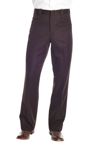 Circle S Mens Brown Polyester Ranch Dress Pants 48