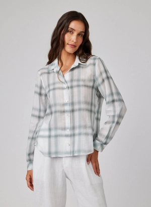 Clean Shirt - Sage Shadow Plaid