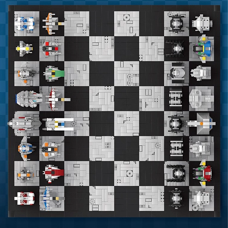 Collector's Edition Galactic Chess Set 3800pcs