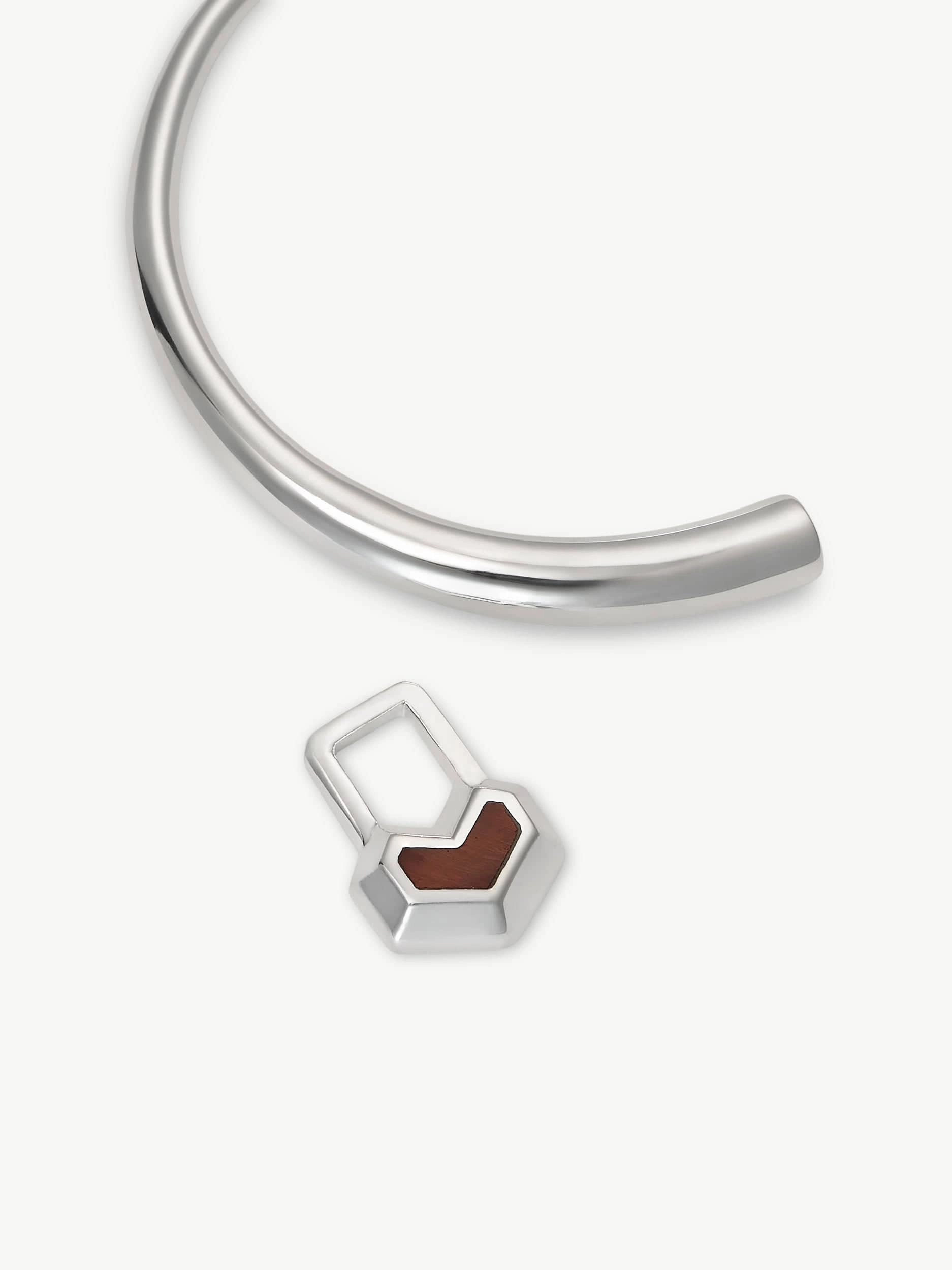 Daryl Charm Sterling Silver Small Hoops |  Red Tiger Eye