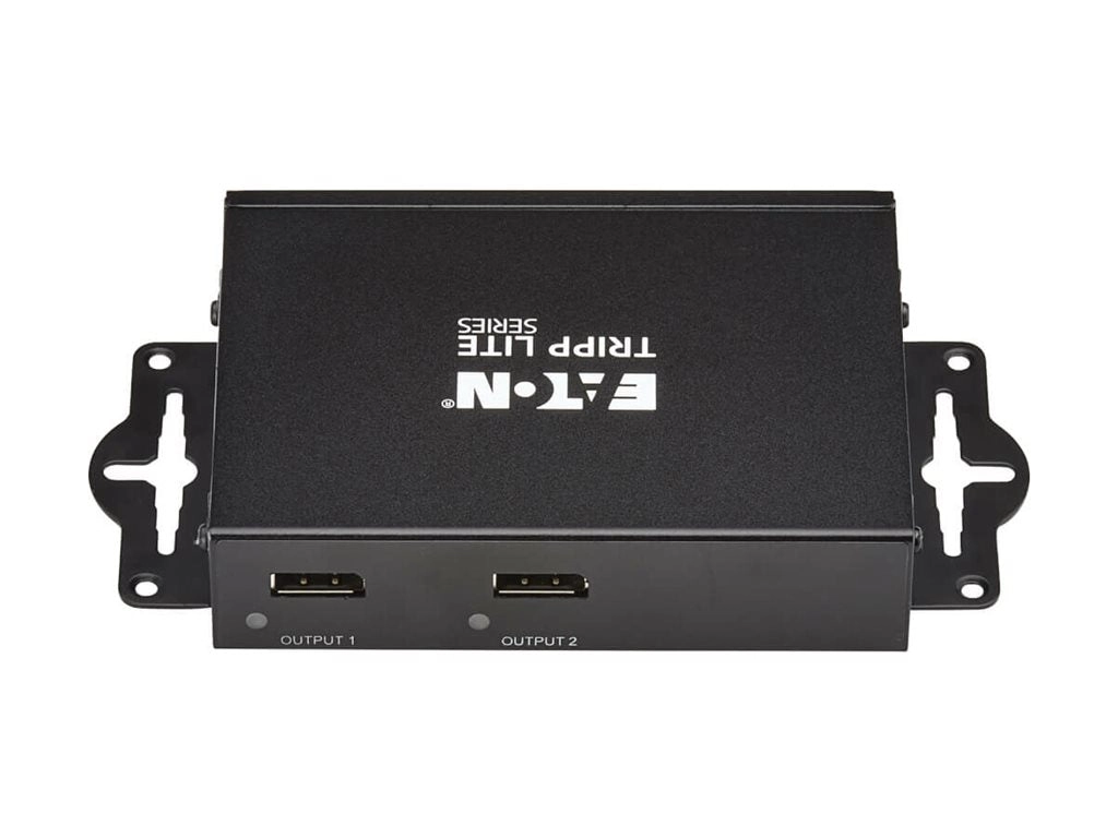 Eaton Tripp Lite series DisplayPort to DisplayPort 2-Port Multi-Monitor Splitter 8K/4K 60Hz DP 1.4 TAA - Video/audio splitter B156-002-8K