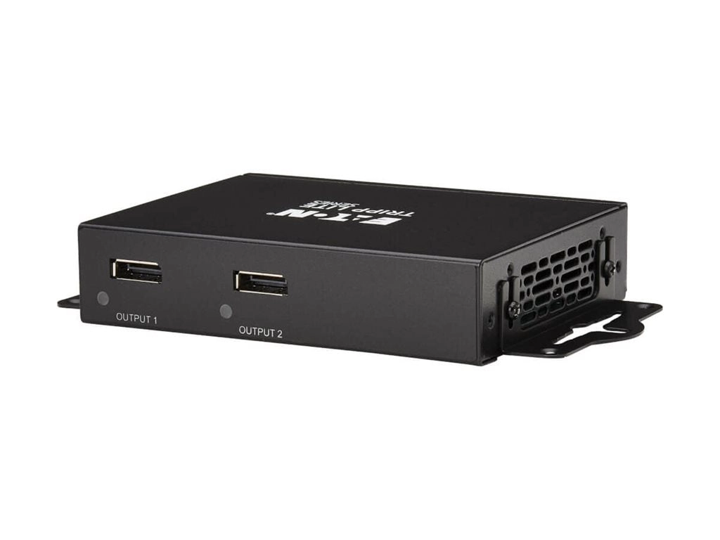 Eaton Tripp Lite series DisplayPort to DisplayPort 2-Port Multi-Monitor Splitter 8K/4K 60Hz DP 1.4 TAA - Video/audio splitter B156-002-8K