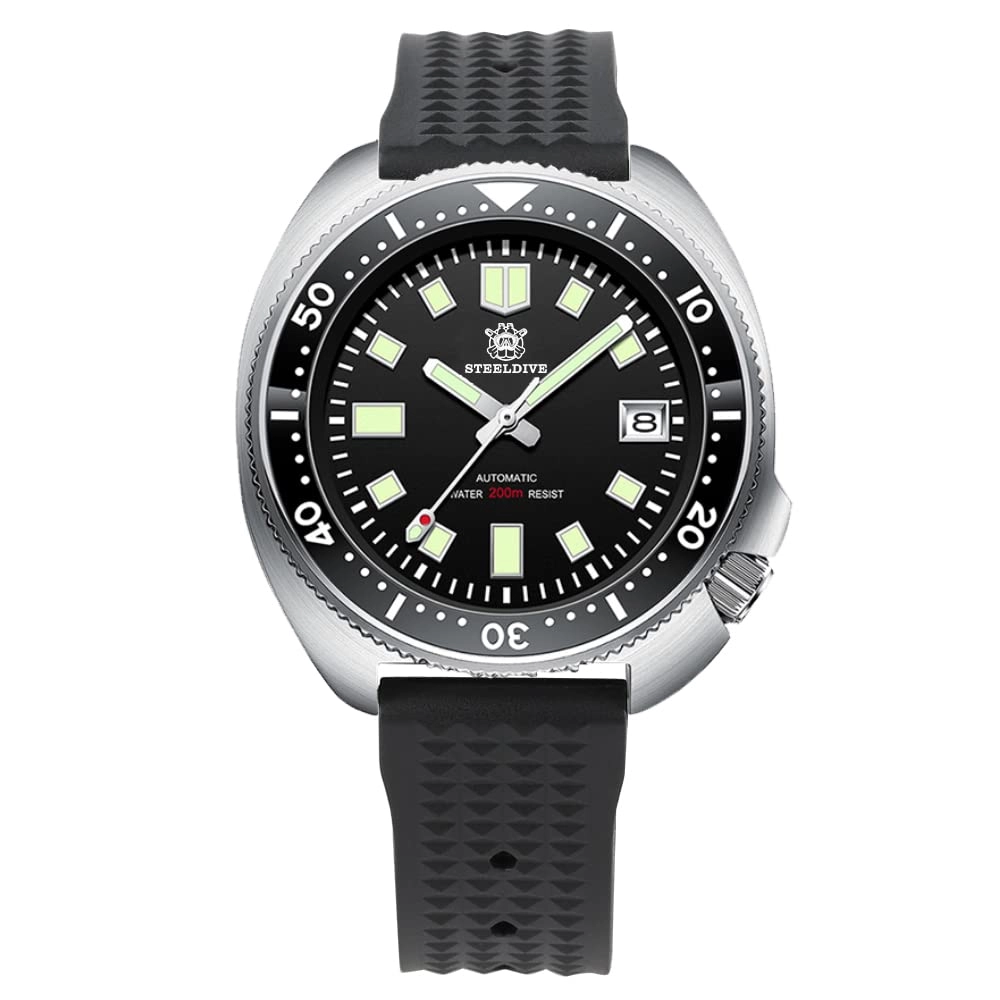 ★EU-Pre-Owned★ Steeldive SD1970 6105 Turtle Diver Watch