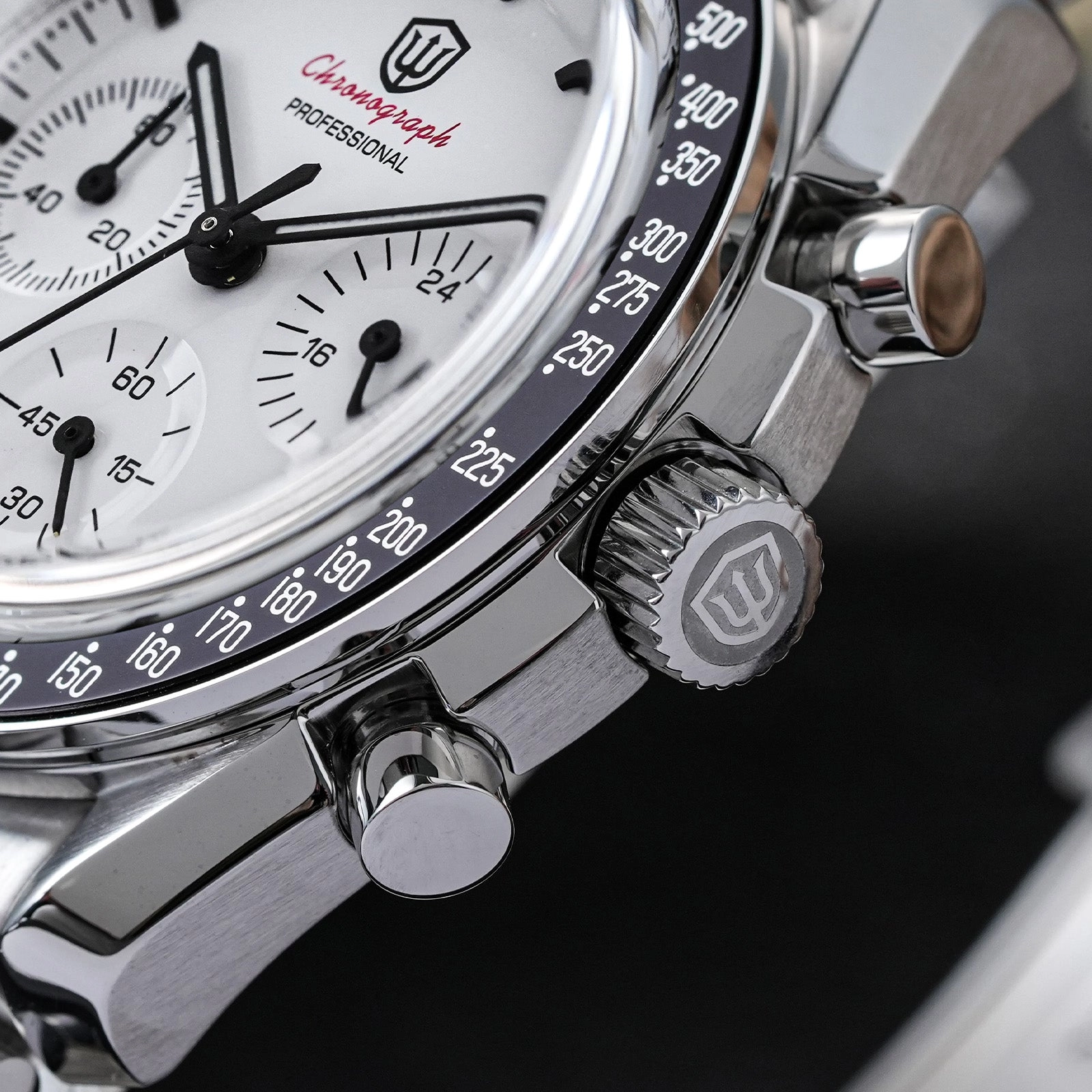 ★EU Pre-Owned★ Watchdives 39mm VK63 Chronograph Watch WD1863