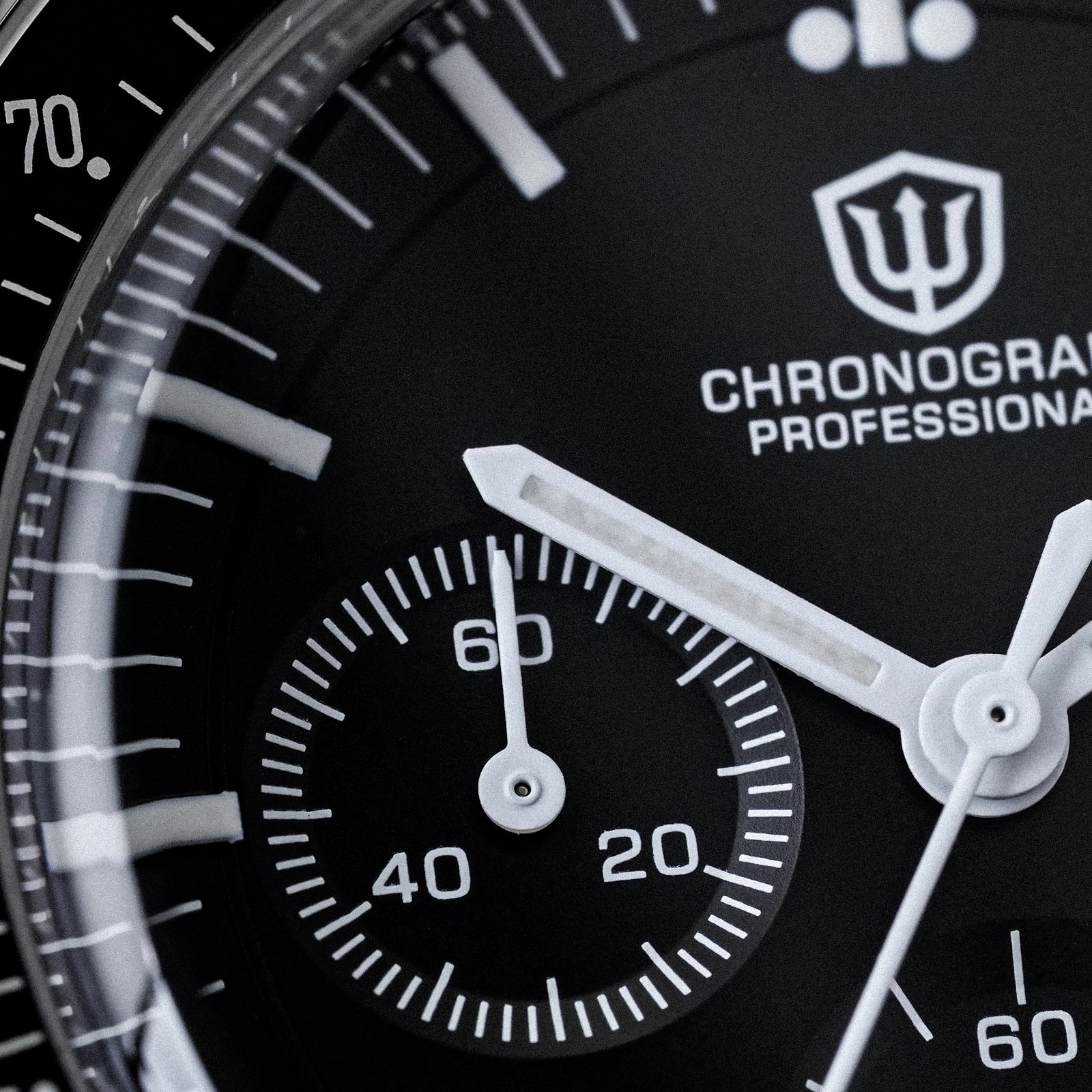 ★EU Pre-Owned★ Watchdives 39mm VK63 Chronograph Watch WD1863