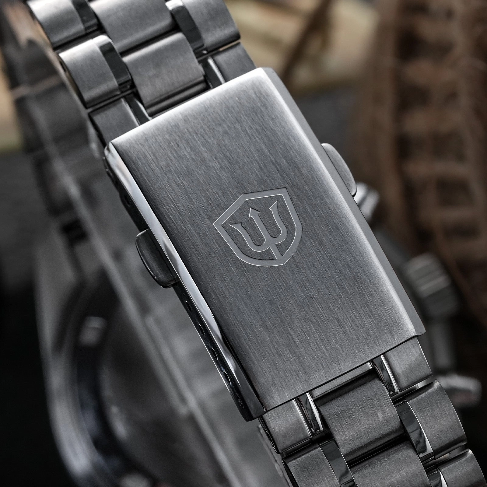 ★EU Pre-Owned★ Watchdives 39mm VK63 Chronograph Watch WD1863