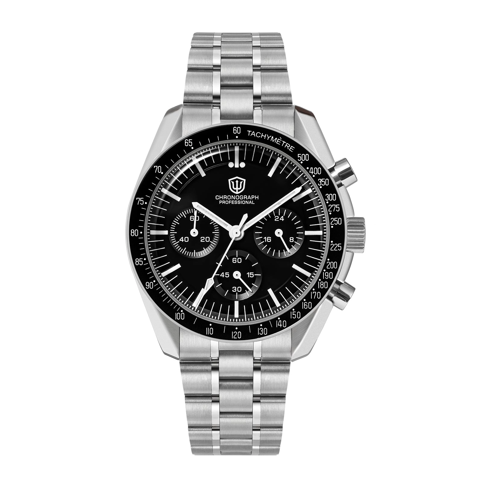 ★EU Pre-Owned★ Watchdives 39mm VK63 Chronograph Watch WD1863