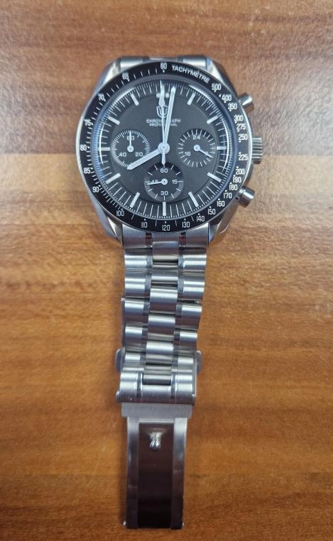 ★EU Pre-Owned★ Watchdives 39mm VK63 Chronograph Watch WD1863