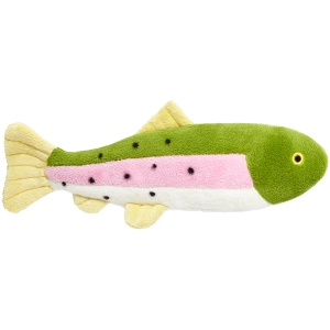 Fluff & Tuff Burt Lake Trout Dog Toys