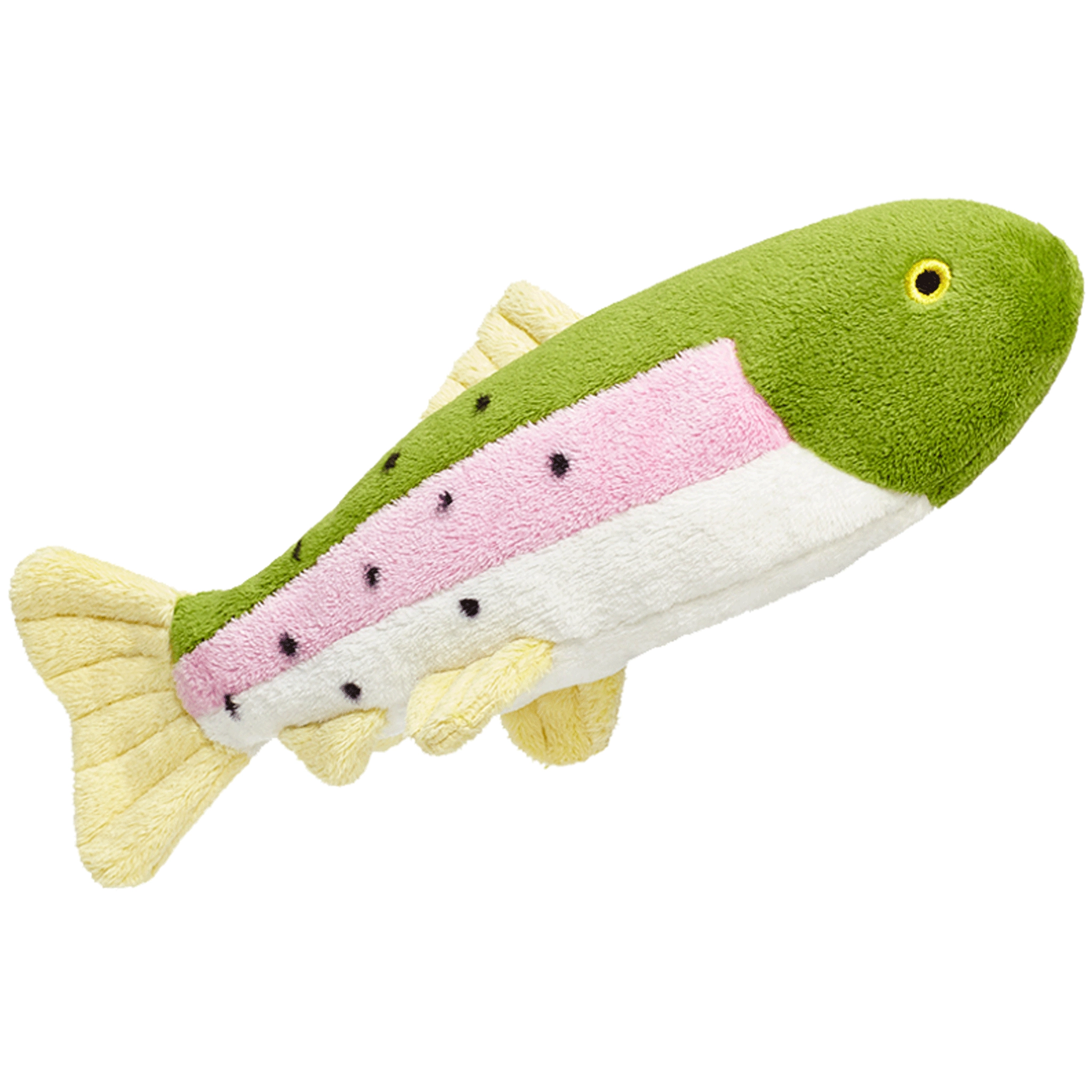 Fluff & Tuff Burt Lake Trout Dog Toys