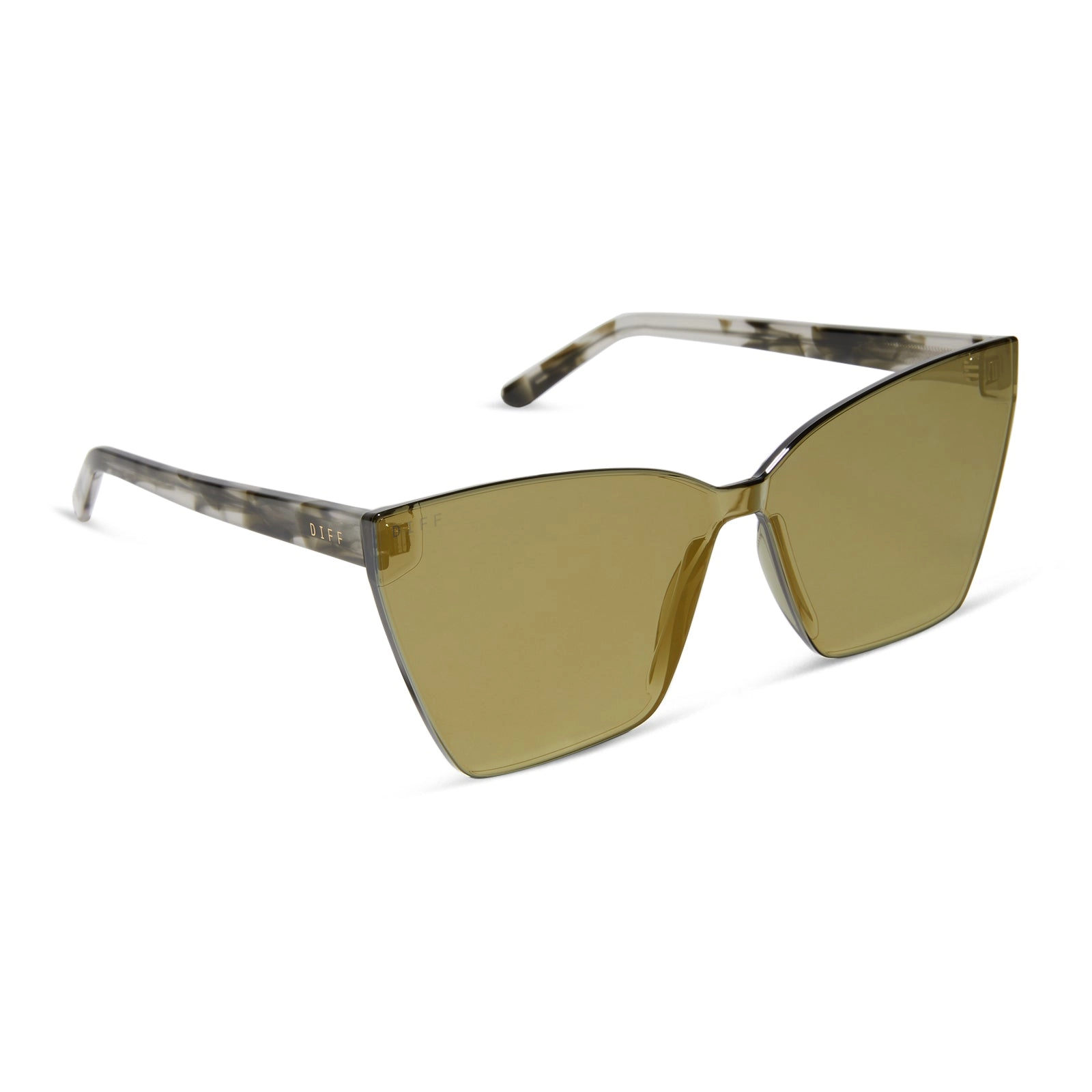 GOLDIE - KOMBU   MOSS MIRROR SUNGLASSES