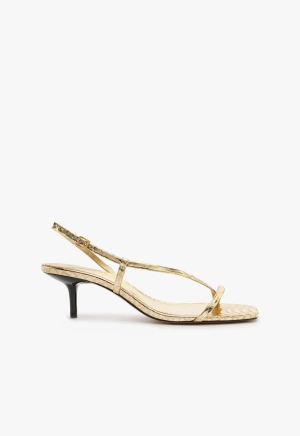 Heloise Metallic Leather Sandal
