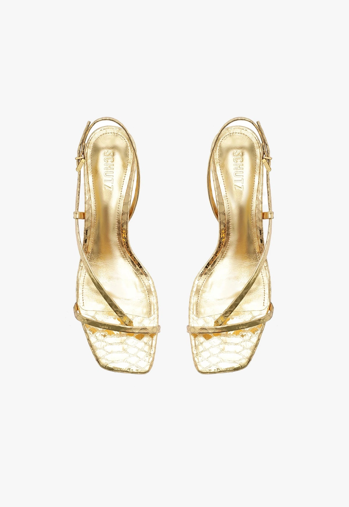 Heloise Metallic Leather Sandal