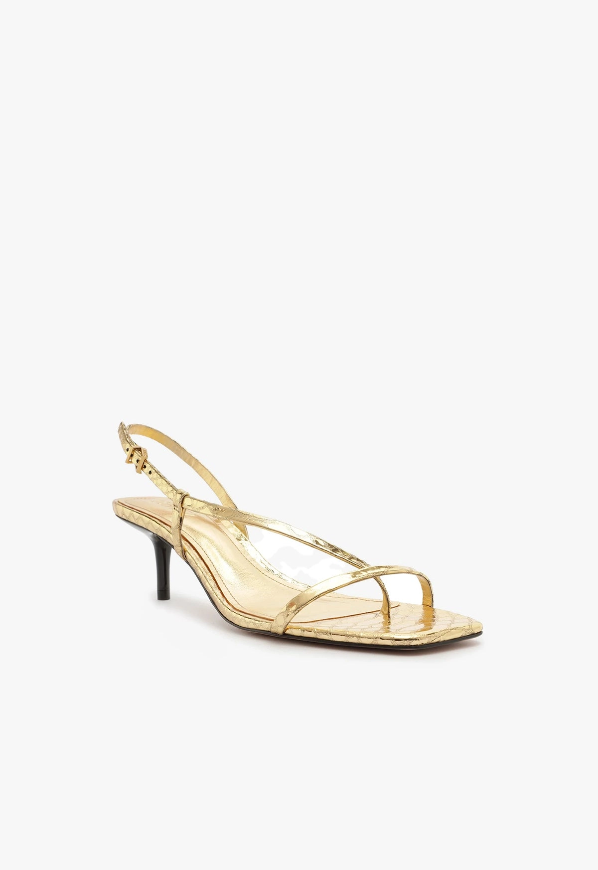 Heloise Metallic Leather Sandal