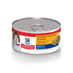 Hill's Science Diet Senior 7  Tender Chicken Canned Cat Food