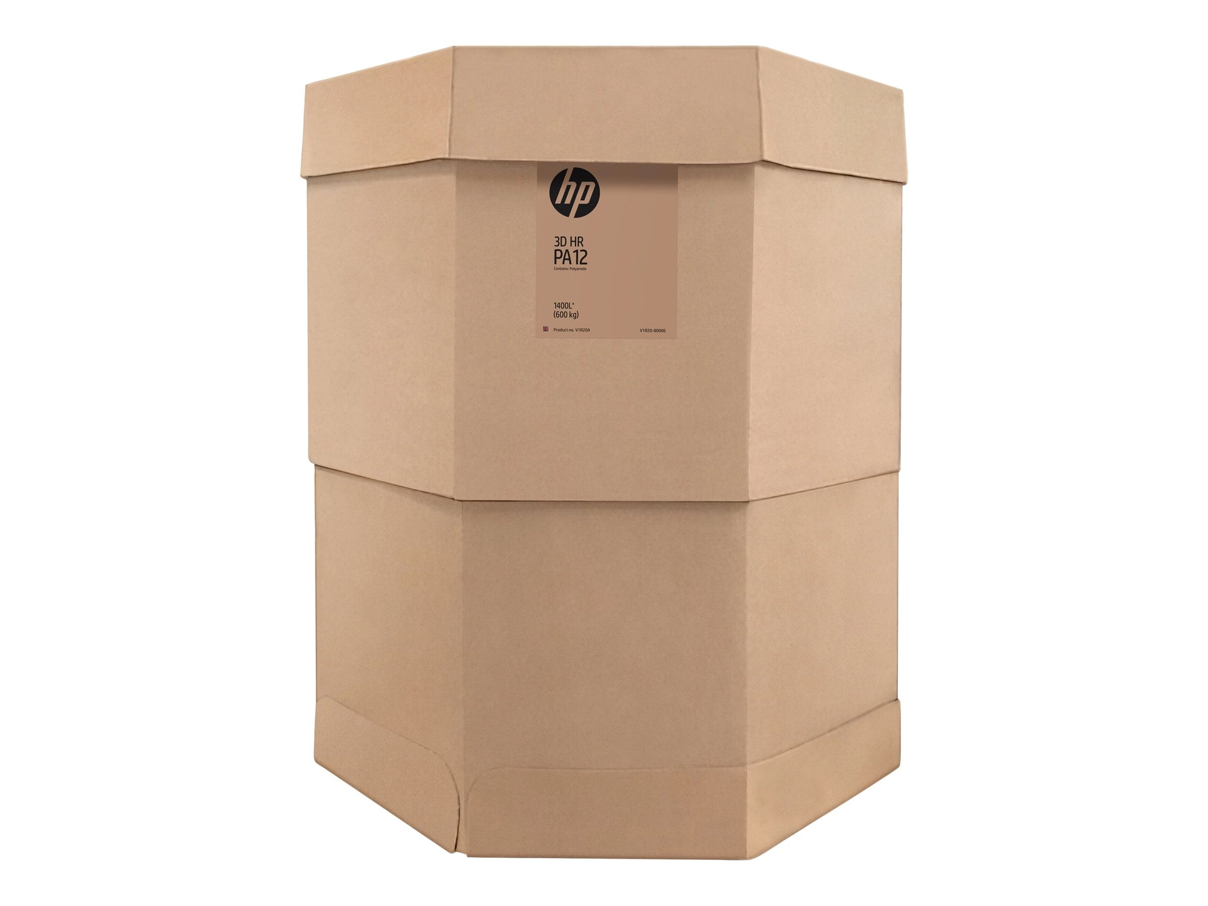 HP 3D High Reusability PA 12 - 1400 L - 1322.8 lbs - 3D printer thermoplastic powder (3D) - for Jet Fusion 4210 V1R20A