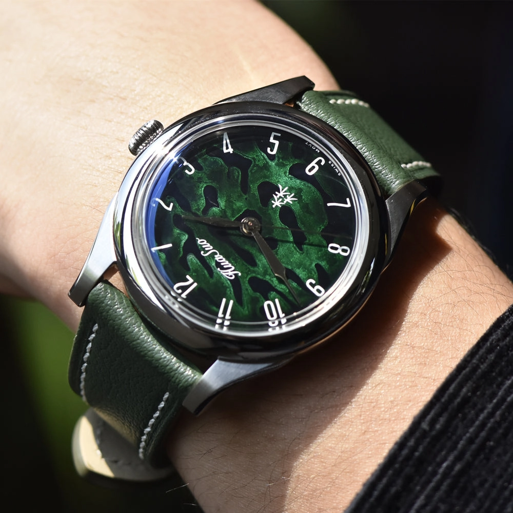 HuaSuo 38mm Lacquered Dial PT5000 Automatic Watch