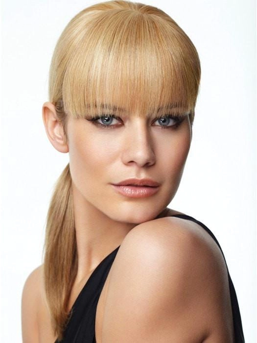 Human Hair Bang | Human Hair Clip In Bang (Mono Base)