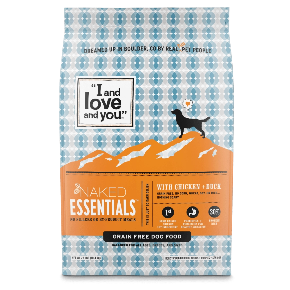 I and Love and You Grain Free Naked Essentials Chicken & Duck Dry Dog Food