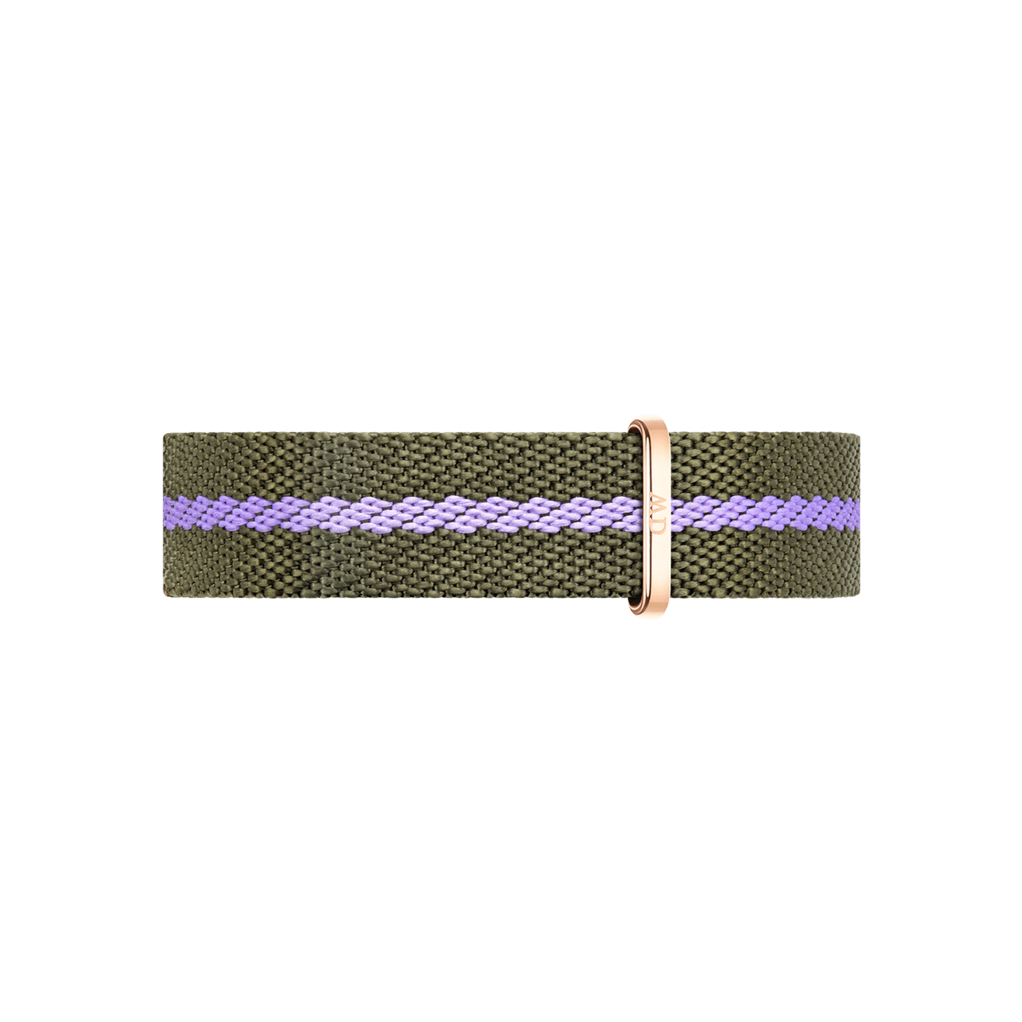 Iconic NATO Green/Purple Rose Gold