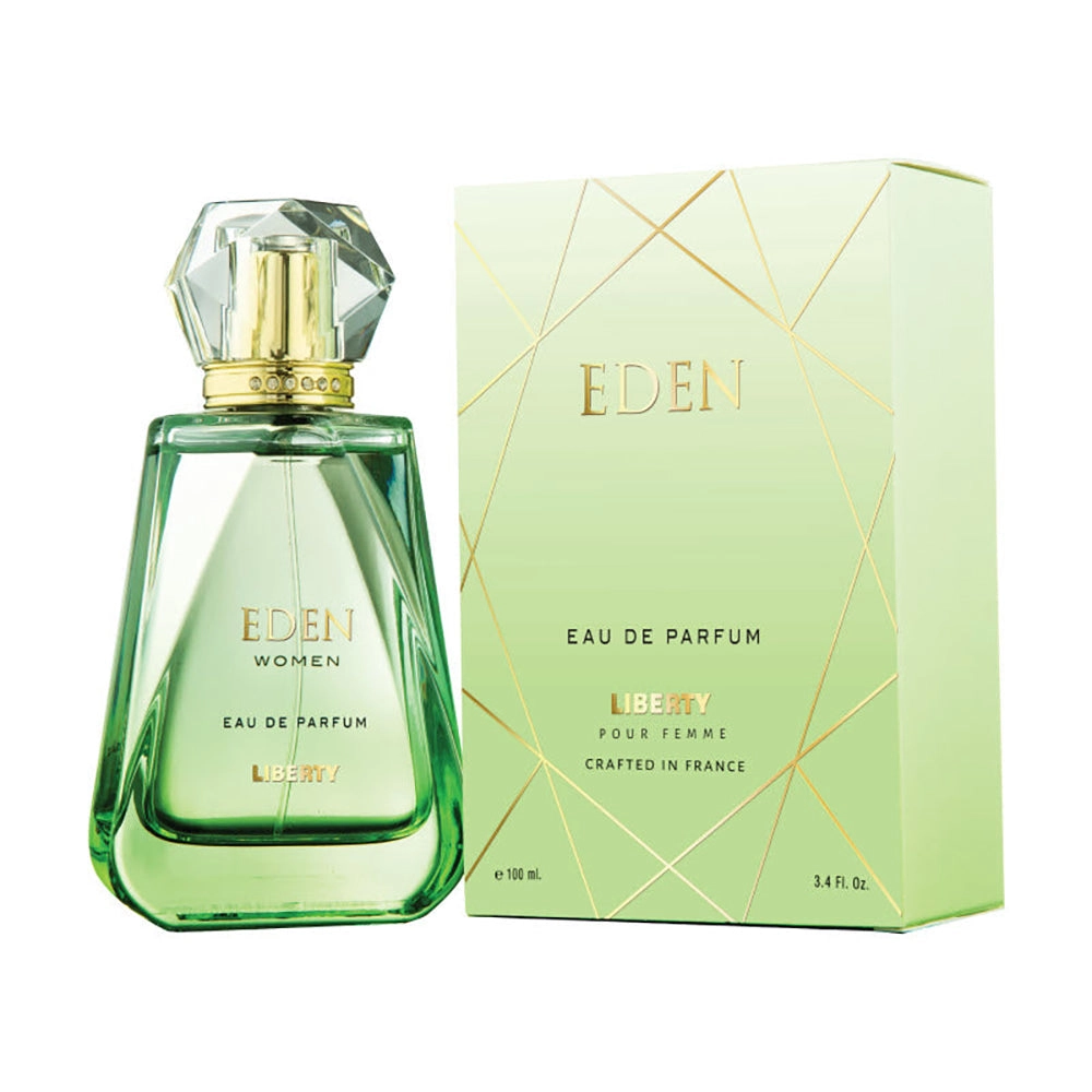 Liberty Luxury Eden Perfume for Women (100ml/3.4Oz), Eau De Parfum (EDP), Crafted in France, Long Lasting Smell, Fresh notes.