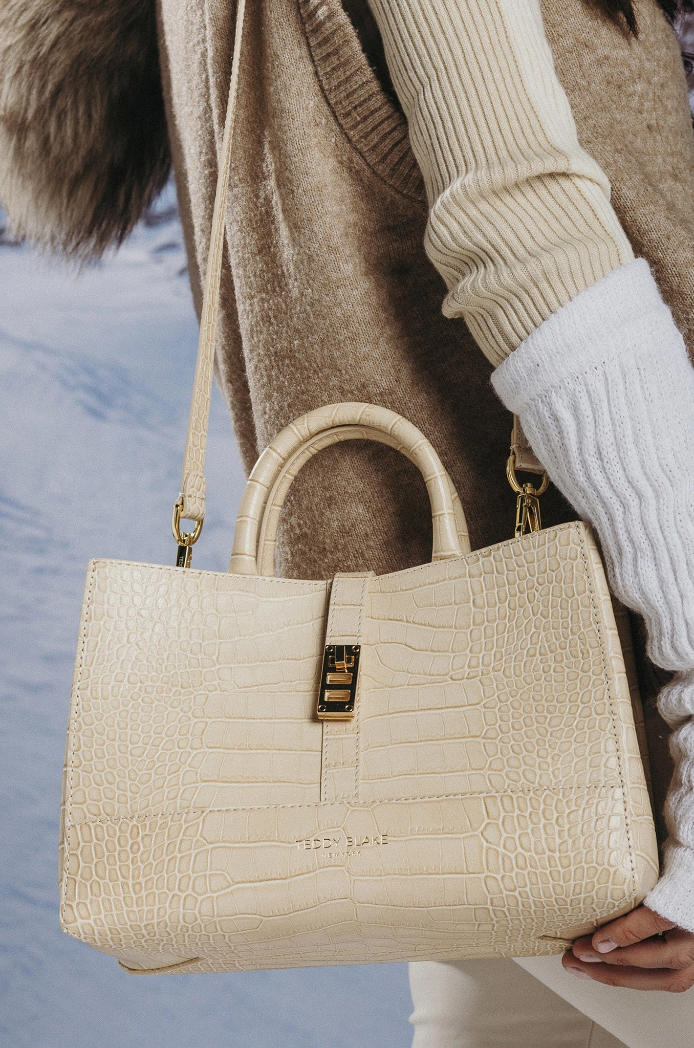 Lola Croco 10" - Cream