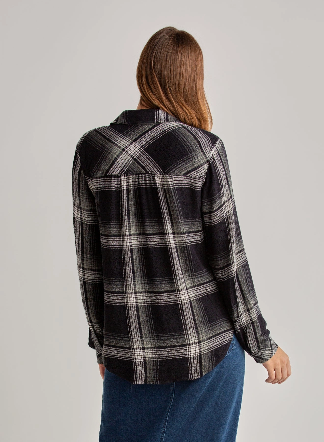 Long Sleeve Button Down - Vintage Ivy Plaid